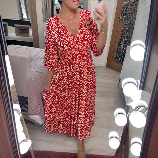 Liwia™ | Elegancka sukienka maxi w stylu boho