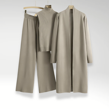 Eleganza™ | Luksusowy 3-częściowy zestaw z dzianiny